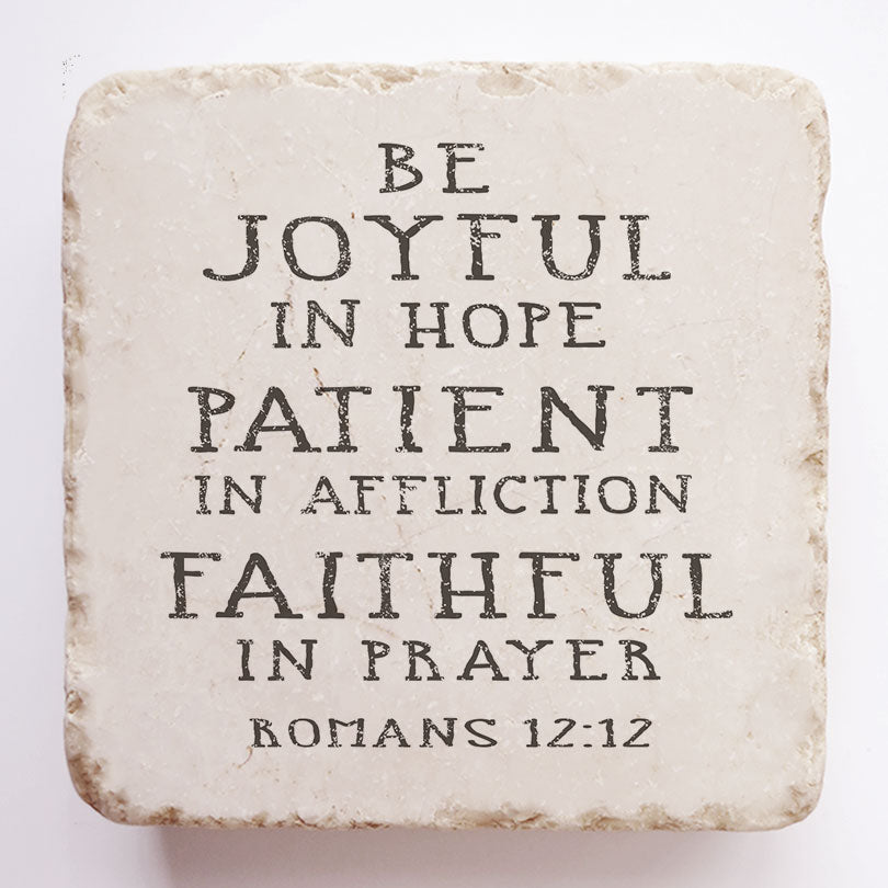 Joyful Patient Faithful {Coasters} Joyful Patient Faithful {Coasters}