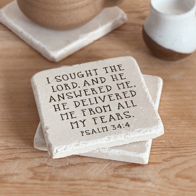 664 | Psalm 34:4 - Twelve Stone Art