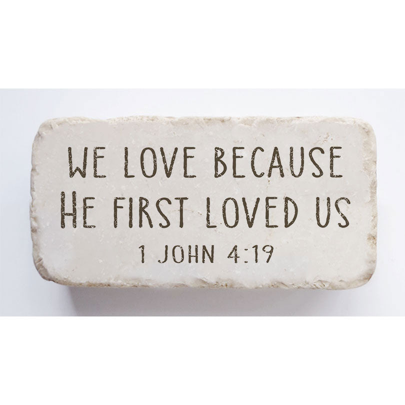 500 | 1 John 4:19 - Twelve Stone Art
