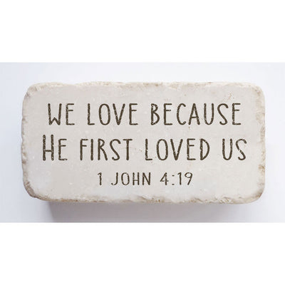 500 | 1 John 4:19 - Twelve Stone Art