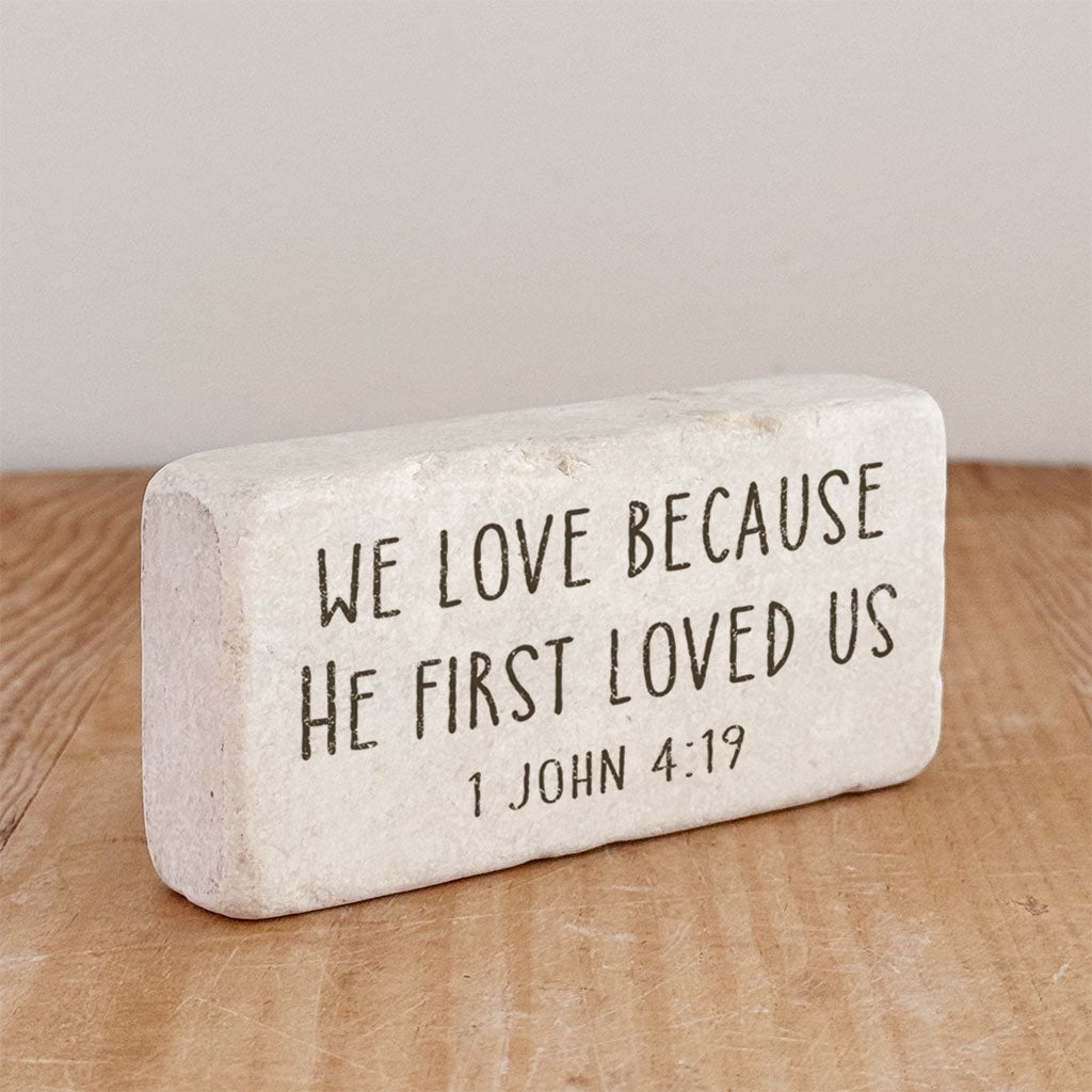 500 | 1 John 4:19 - Twelve Stone Art