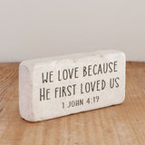 500 | 1 John 4:19 - Twelve Stone Art