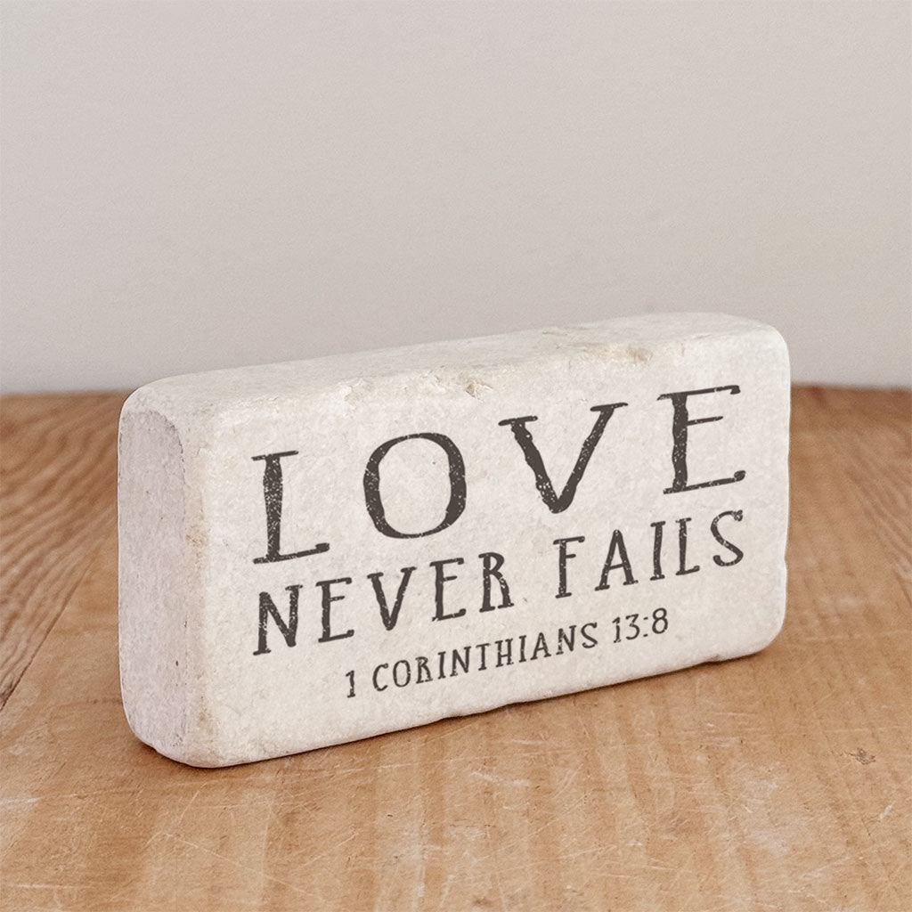 504 | 1 Corinthians 13:8 - Twelve Stone Art
