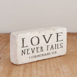 504 | 1 Corinthians 13:8 - Twelve Stone Art