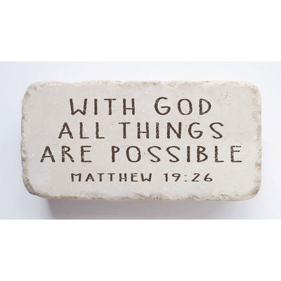 505 | Matthew 19:26 - Twelve Stone Art