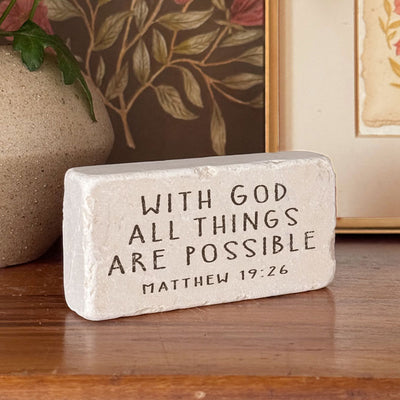 505 | Matthew 19:26 - Twelve Stone Art