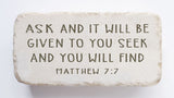 516 | Matthew 7:7 - Twelve Stone Art