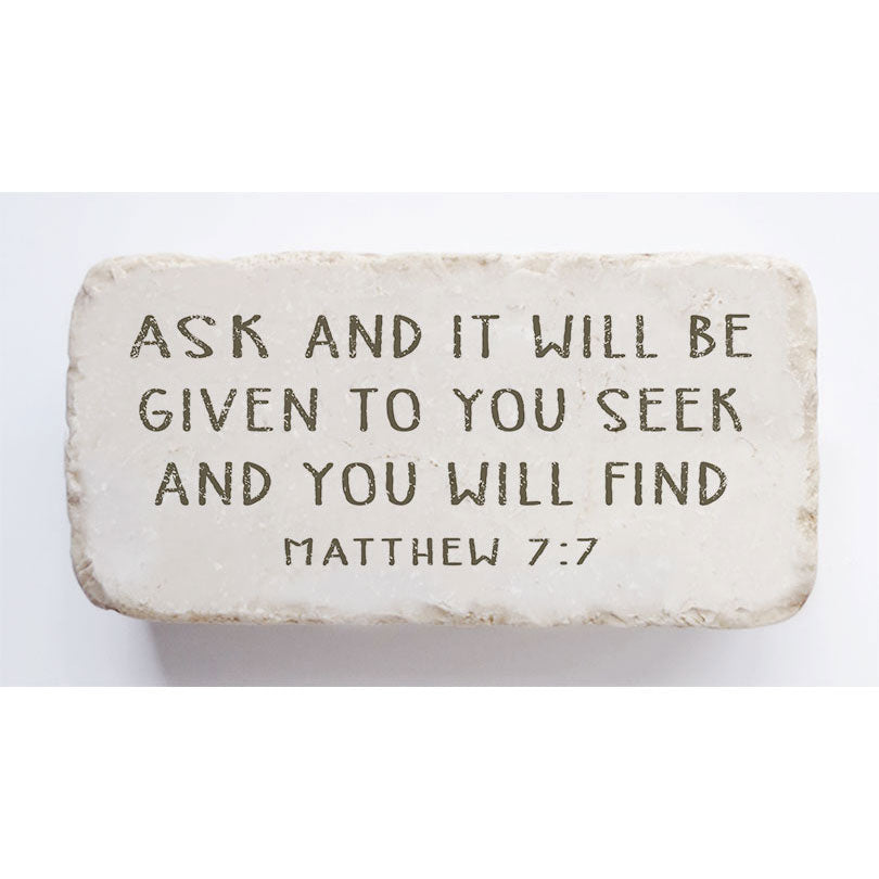 516 | Matthew 7:7 - Twelve Stone Art