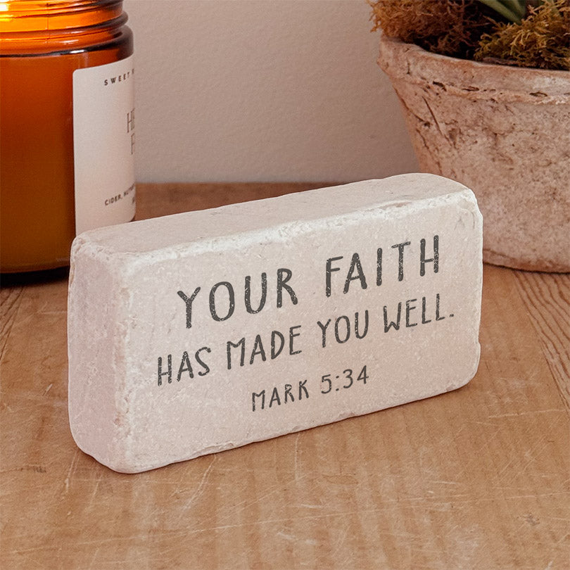 523 | Mark 5:34 - Twelve Stone Art