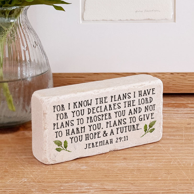 549 | Jeremiah 29:11 - Twelve Stone Art