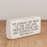 552 | Proverbs 2:8 - Twelve Stone Art