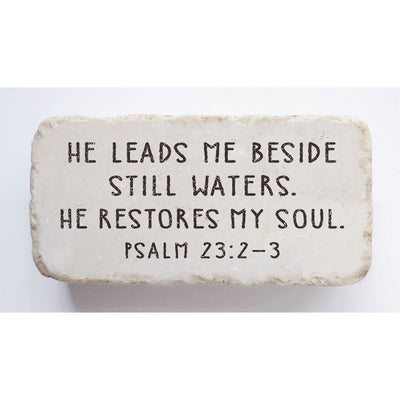 569N | Psalm 23:2-3 - Twelve Stone Art
