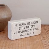 569N | Psalm 23:2-3 - Twelve Stone Art