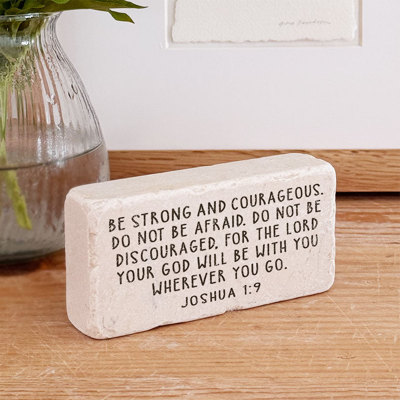 572 | Joshua 1:9 - Twelve Stone Art
