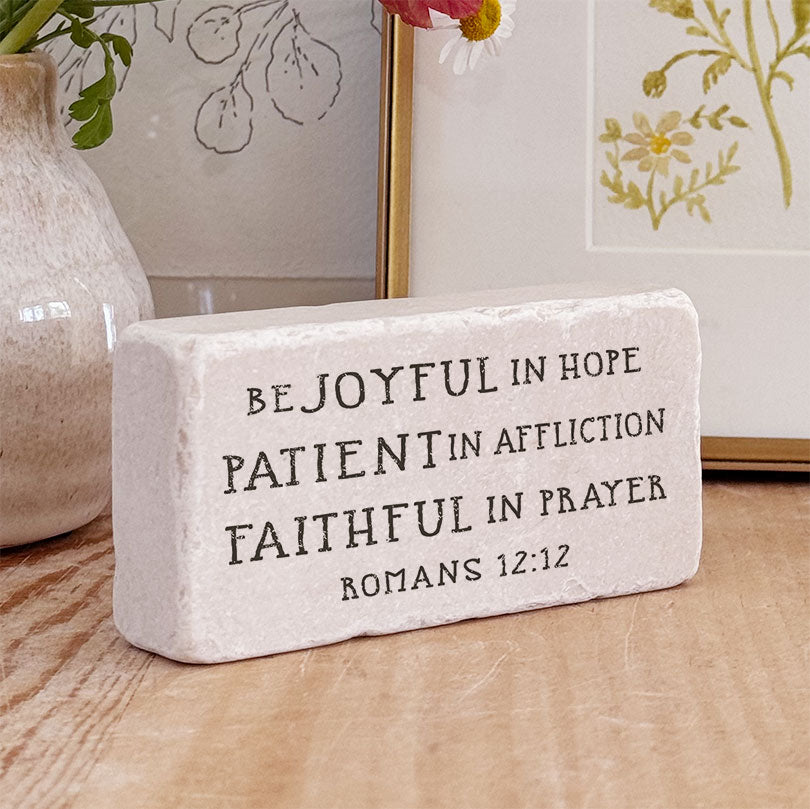 Romans 12:1(中古品) 575 | Romans 12:12 – Twelve Stone Art