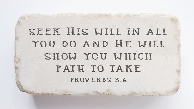 576 | Proverbs 3:6 - Twelve Stone Art
