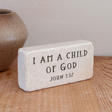 578N | John 1:12 - I am a child of God (Natural) - Twelve Stone Art
