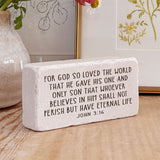 581 | John 3:16 - Twelve Stone Art
