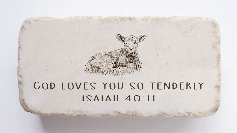 592 | Isaiah 40:11 - Twelve Stone Art