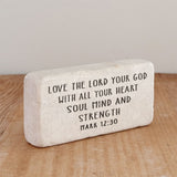 597 | Mark 12:30 - Twelve Stone Art