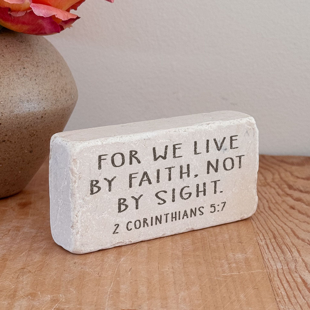 639 | 2 Corinthians 5:7 – Twelve Stone Art