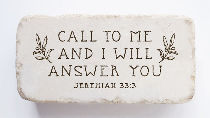 663 |Jeremiah 33:3 – Twelve Stone Art