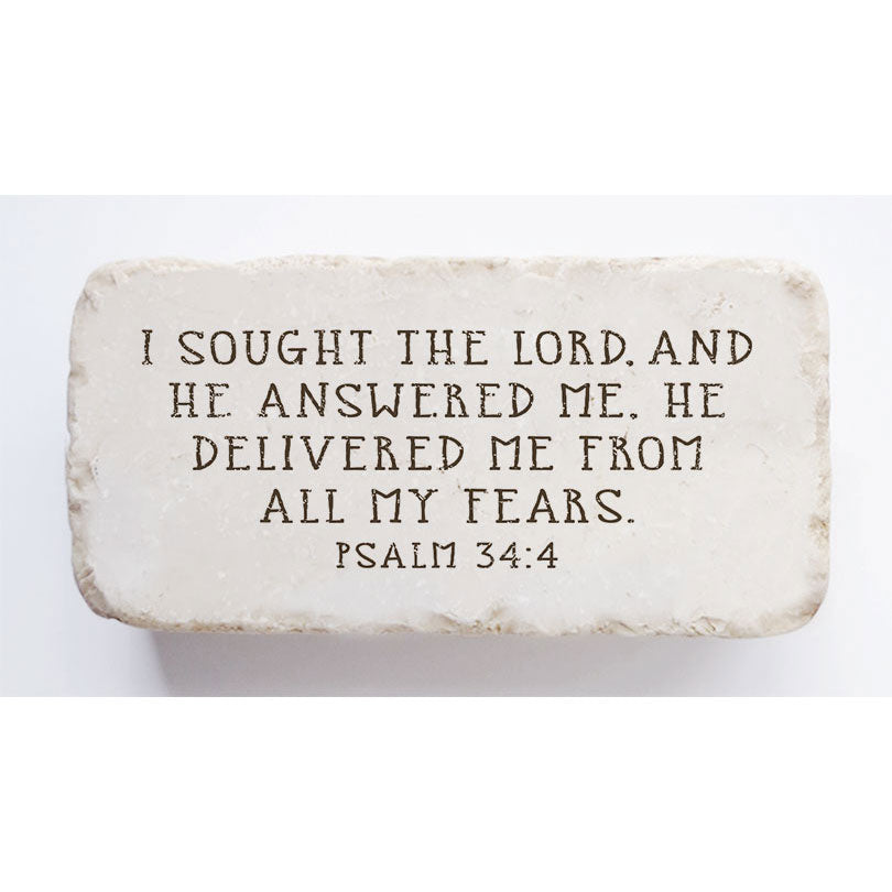 664 | Psalm 34:4 - Twelve Stone Art