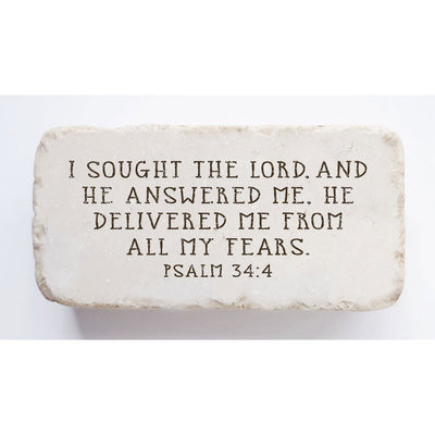 664 | Psalm 34:4 - Twelve Stone Art