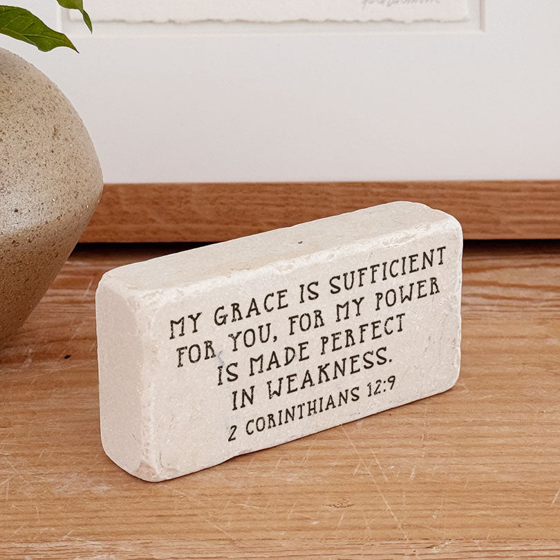 672 | 2 Corinthians 12:9 - Twelve Stone Art