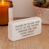 696 | 1 Corinthians 15:57 - Twelve Stone Art