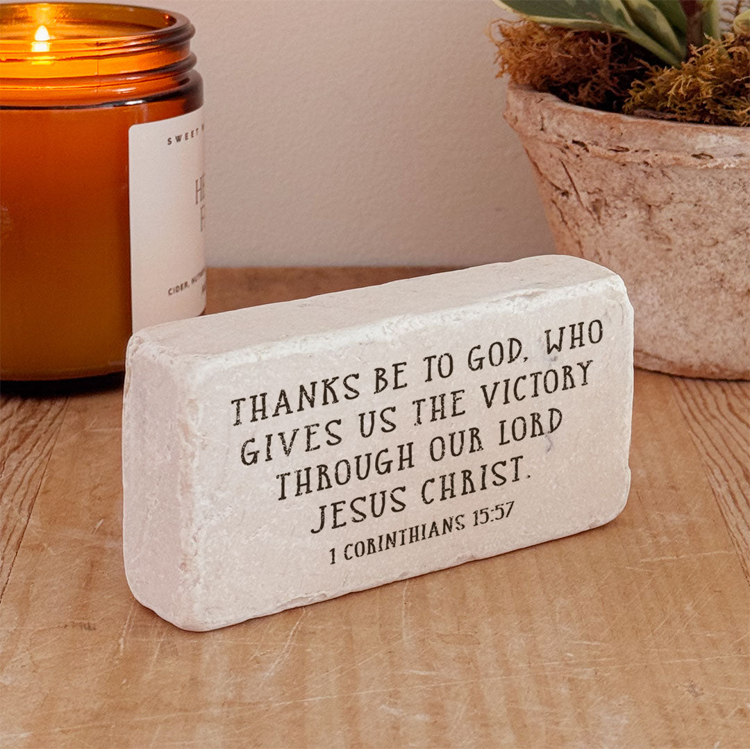 696 | 1 Corinthians 15:57 – Twelve Stone Art