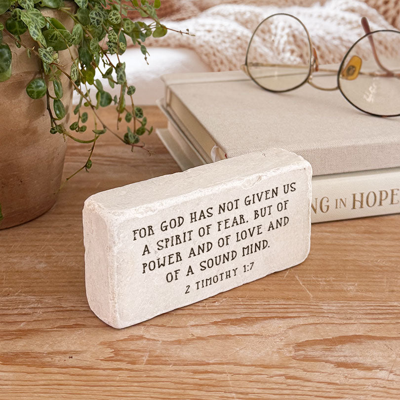 698 | 2 Timothy 1:7 - Twelve Stone Art