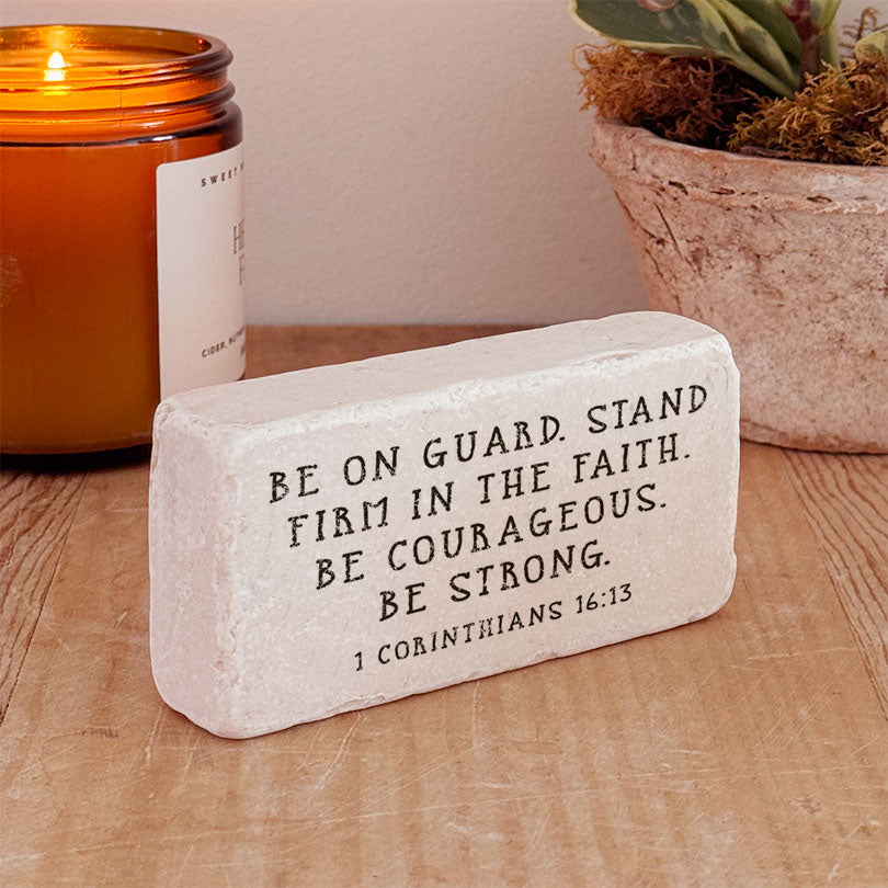 718 | 1 Corinthians 16:13 - Twelve Stone Art