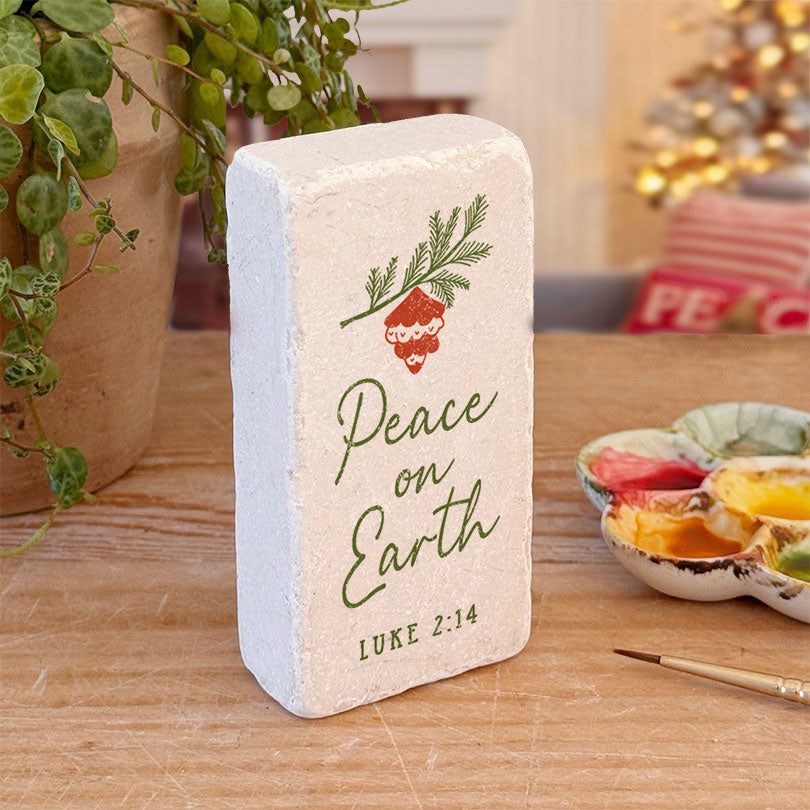 607 | Luke 2:14 - Peace on earth - Twelve Stone Art