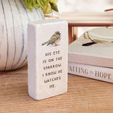 626 | His eye is on the sparrow - Twelve Stone Art