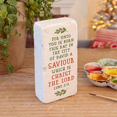671 | Luke 2:11 - Saviour - Twelve Stone Art