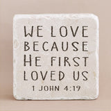 500 | 1 John 4:19 - Twelve Stone Art