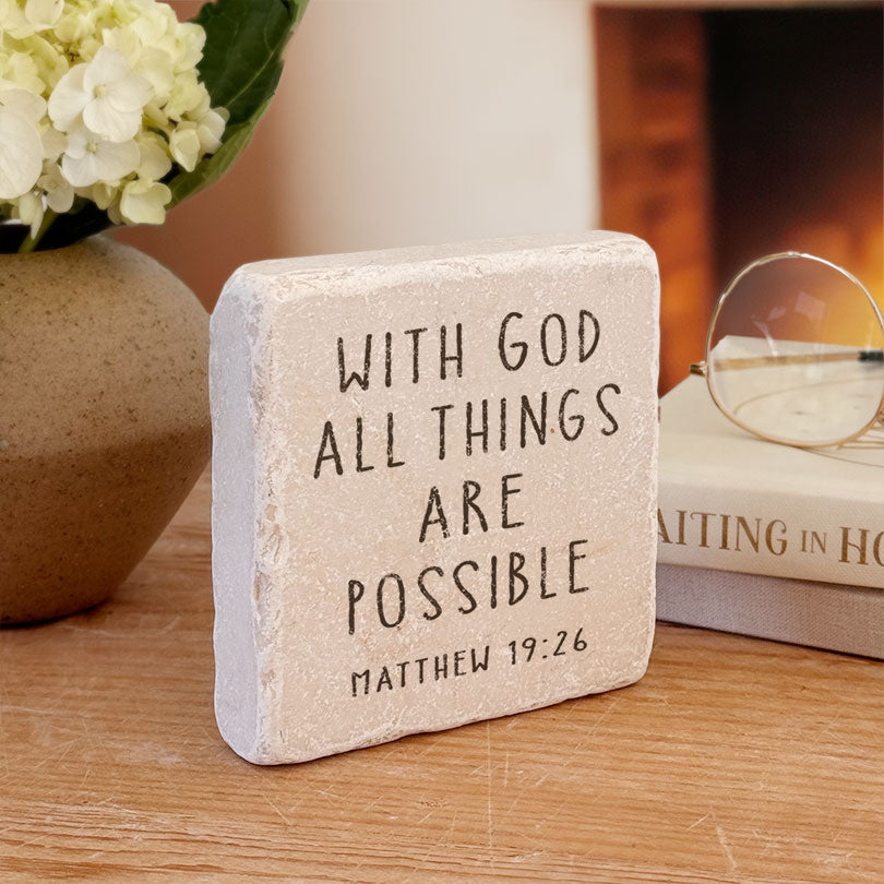 505 | Matthew 19:26 - Twelve Stone Art