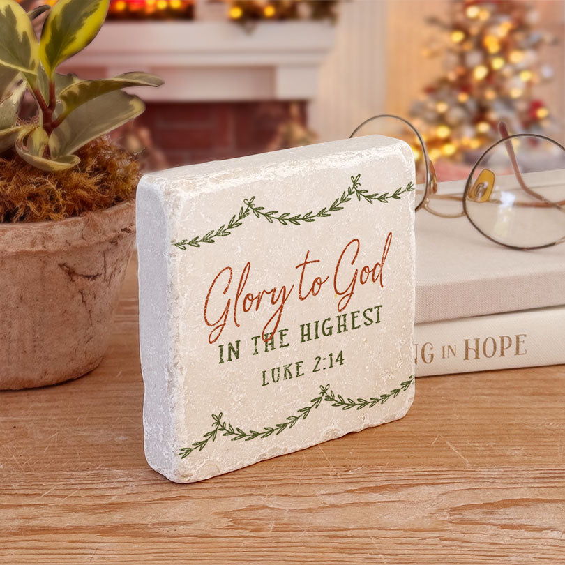 520 | Luke 2:14 - Glory to God in the highest - Twelve Stone Art