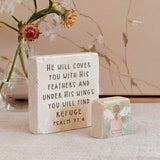 522 | Psalm 91:4 - Twelve Stone Art