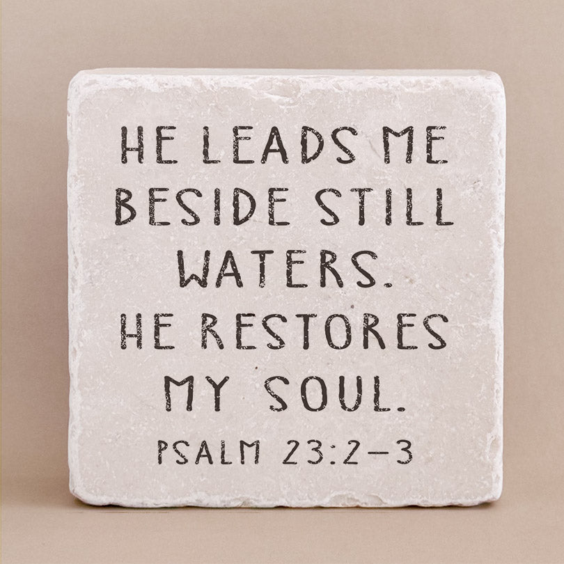 569N | Psalm 23:2-3 - Twelve Stone Art