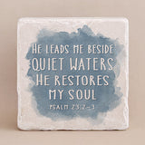 569 | Psalm 23:2-3 - Twelve Stone Art