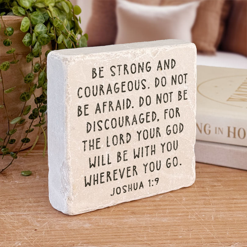 572 | Joshua 1:9 - Twelve Stone Art