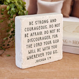572 | Joshua 1:9 - Twelve Stone Art