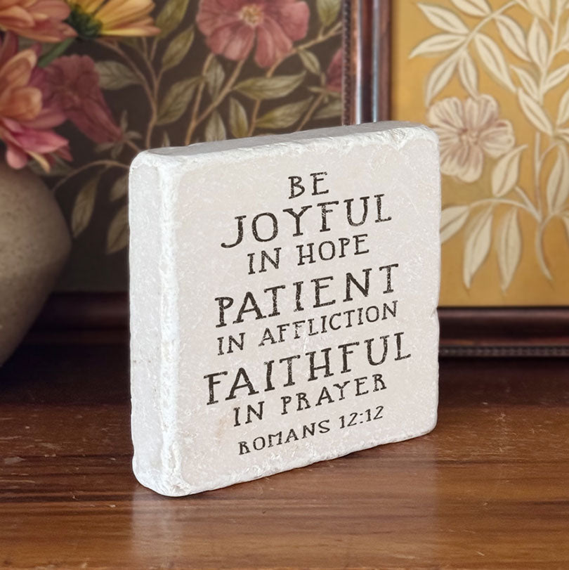 575 | Romans 12:12 - Twelve Stone Art