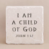 578N | John 1:12 - I am a child of God (Natural) - Twelve Stone Art
