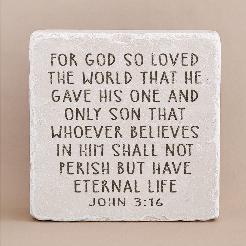 581 | John 3:16 - Twelve Stone Art