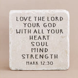 597 | Mark 12:30 - Twelve Stone Art