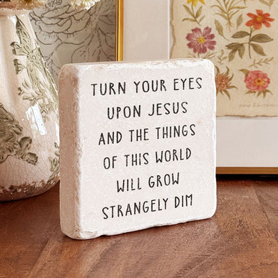608 | Turn Your Eyes Upon Jesus - Twelve Stone Art