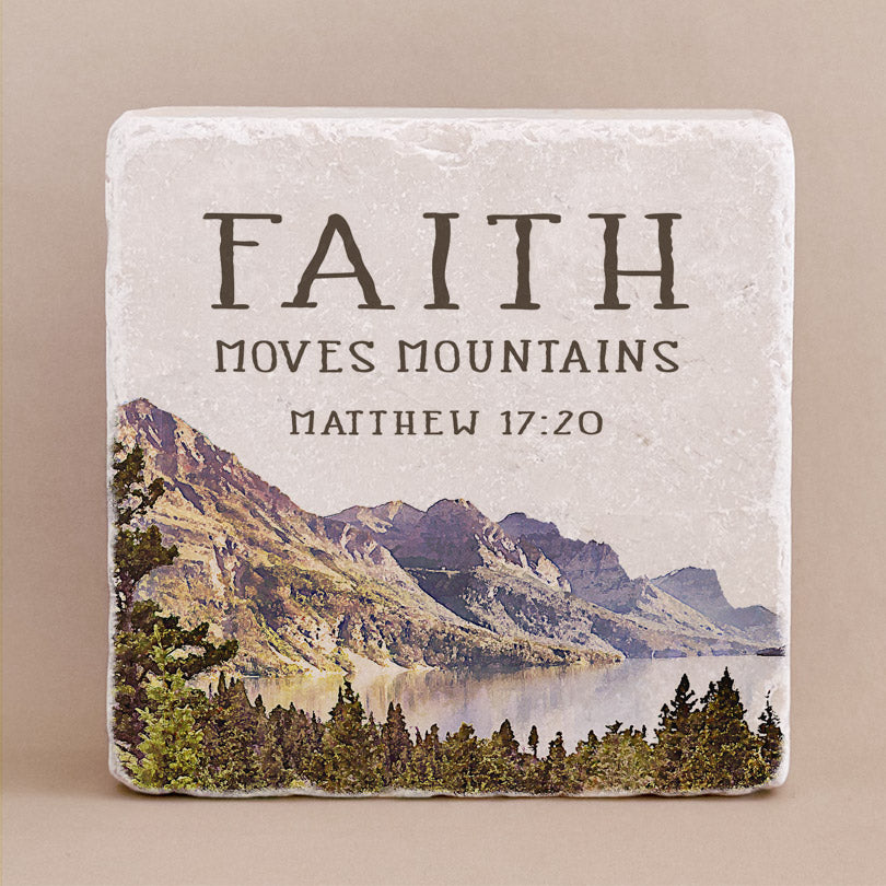 617 | Matthew 17:20 - Faith moves mountains - Twelve Stone Art